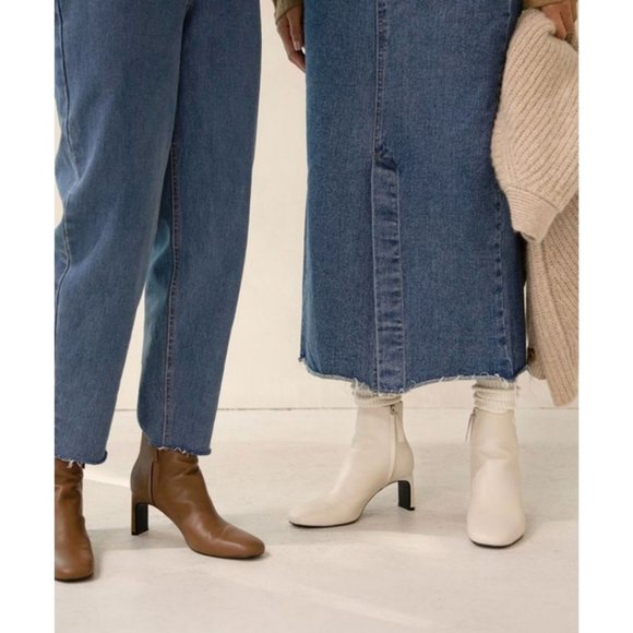 Oak + Fort 5627 Brown Leather Boot Size 8 - Picture 1 of 9